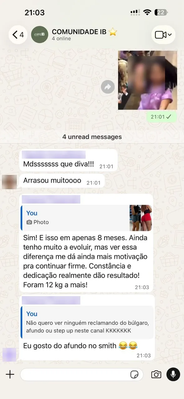 Depoimento de aluna